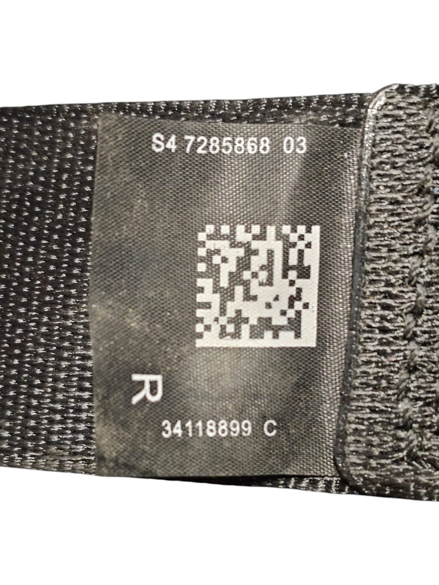 Cintura Di Sicurezza Posteriore Destra BMW Serie 5 F10 Cod:34118899C (2010 - 2017) - F&P CRASH SRLS - Ricambi Usati