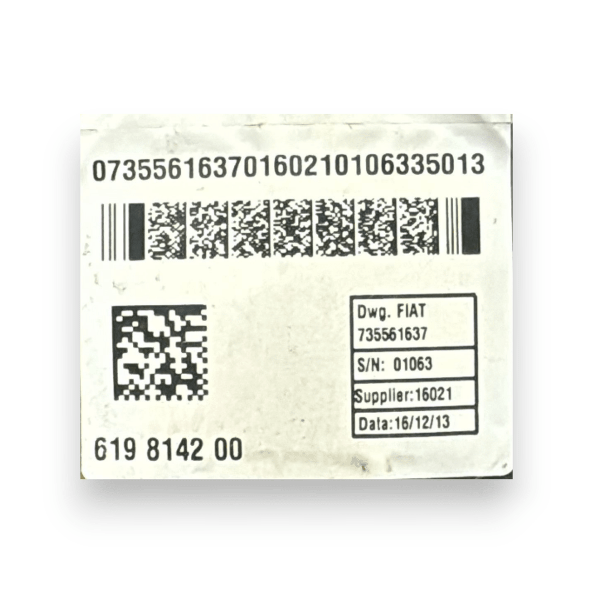 Cintura di sicurezza posteriore destra (dx) Fiat Panda III cod.619814200 (2012 - ) - F&P CRASH SRL - Ricambi Usati