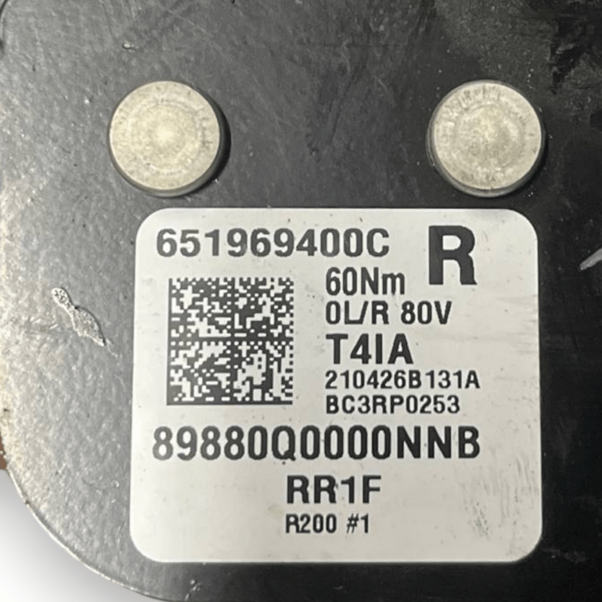 Cintura di Sicurezza posteriore destra (dx) Hyundai Bayon (2021 - ) cod: 651969400C - F&P CRASH SRLS - Ricambi Usati