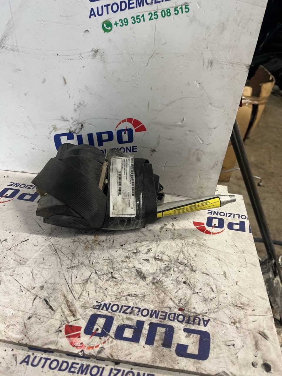 Cintura di sicurezza posteriore destra Fiat 600 (2003) cod: 735270898 - F&P CRASH SRLS - Ricambi Usati