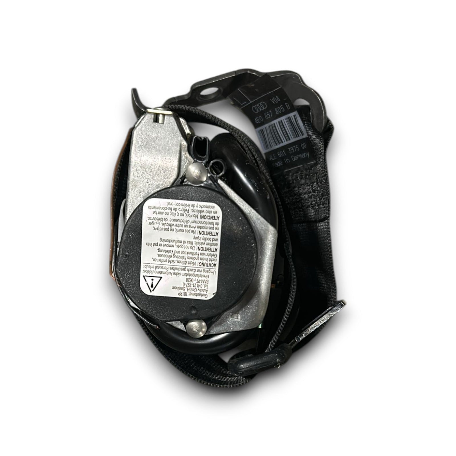 Cintura Di Sicurezza Posteriore Sinistra Audi A8 D3 cod:601783000 (2002 > 2010) - F&P CRASH SRLS - Ricambi Usati