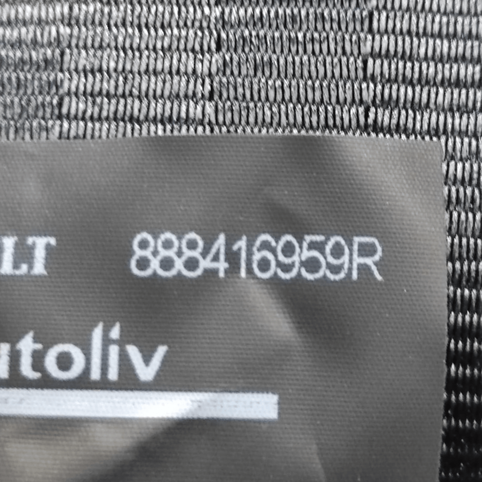 Cintura Di Sicurezza Posteriore Sinistra Dacia Sandero COD: 888416959R (2012 - 2020) - F&P CRASH SRLS - Ricambi Usati