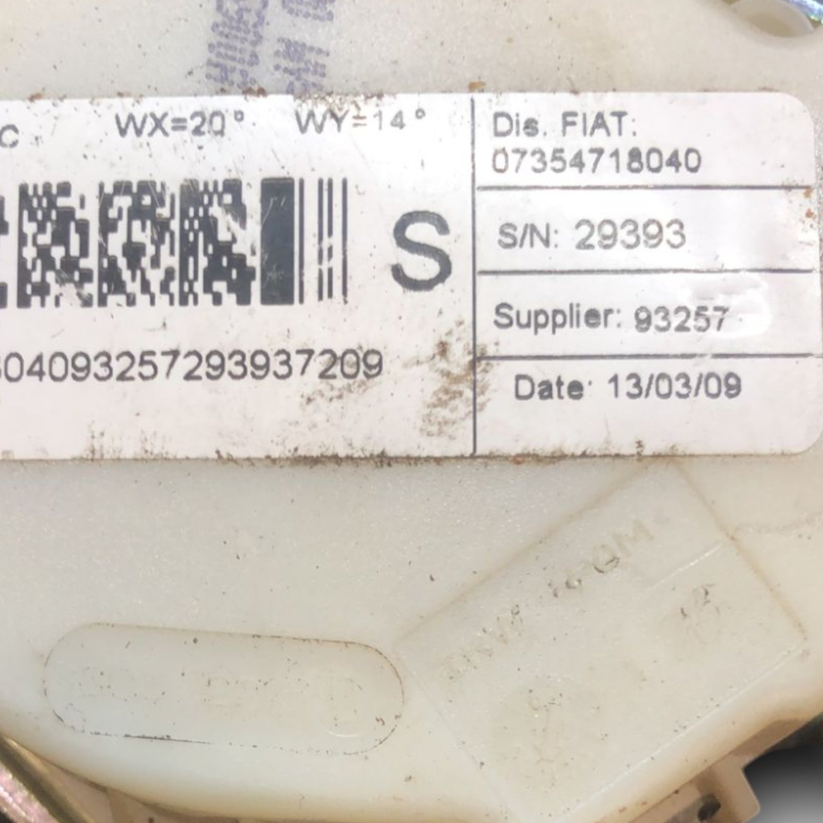 Cintura Di Sicurezza Posteriore Sinistra Lancia Delta (2008 > 2014) cod:07354718040 - F&P CRASH SRLS - Ricambi Usati