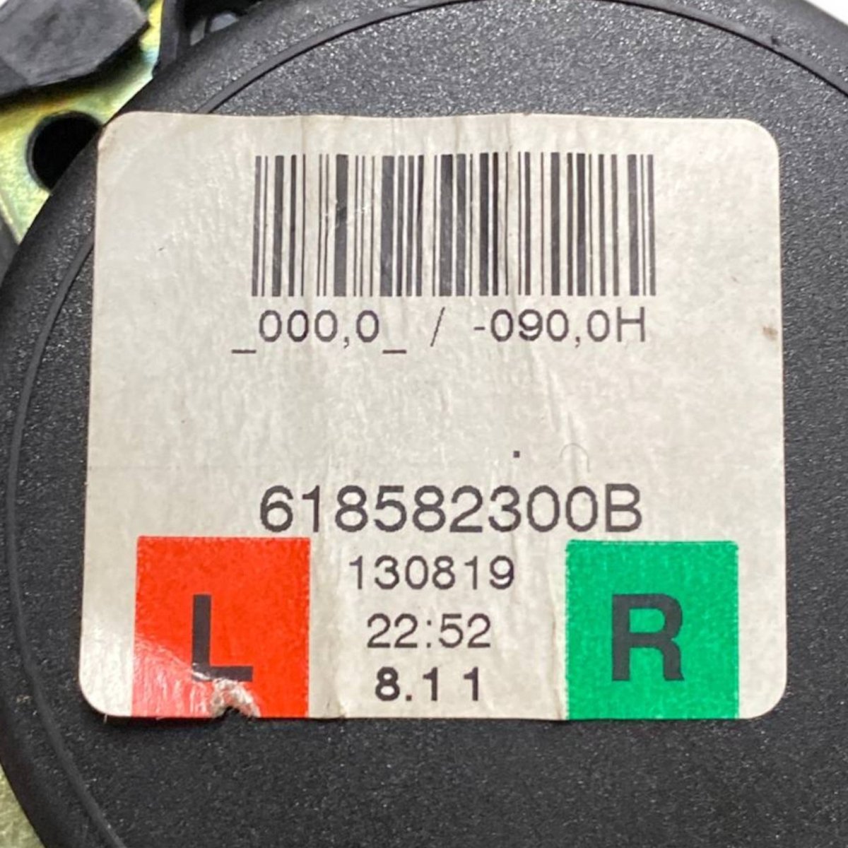 Cintura di sicurezza posteriore sinistra (sx) range rover evoque l538 Cod: 618582300b (2011 - 2018) - F&P CRASH SRLS - Ricambi Usati