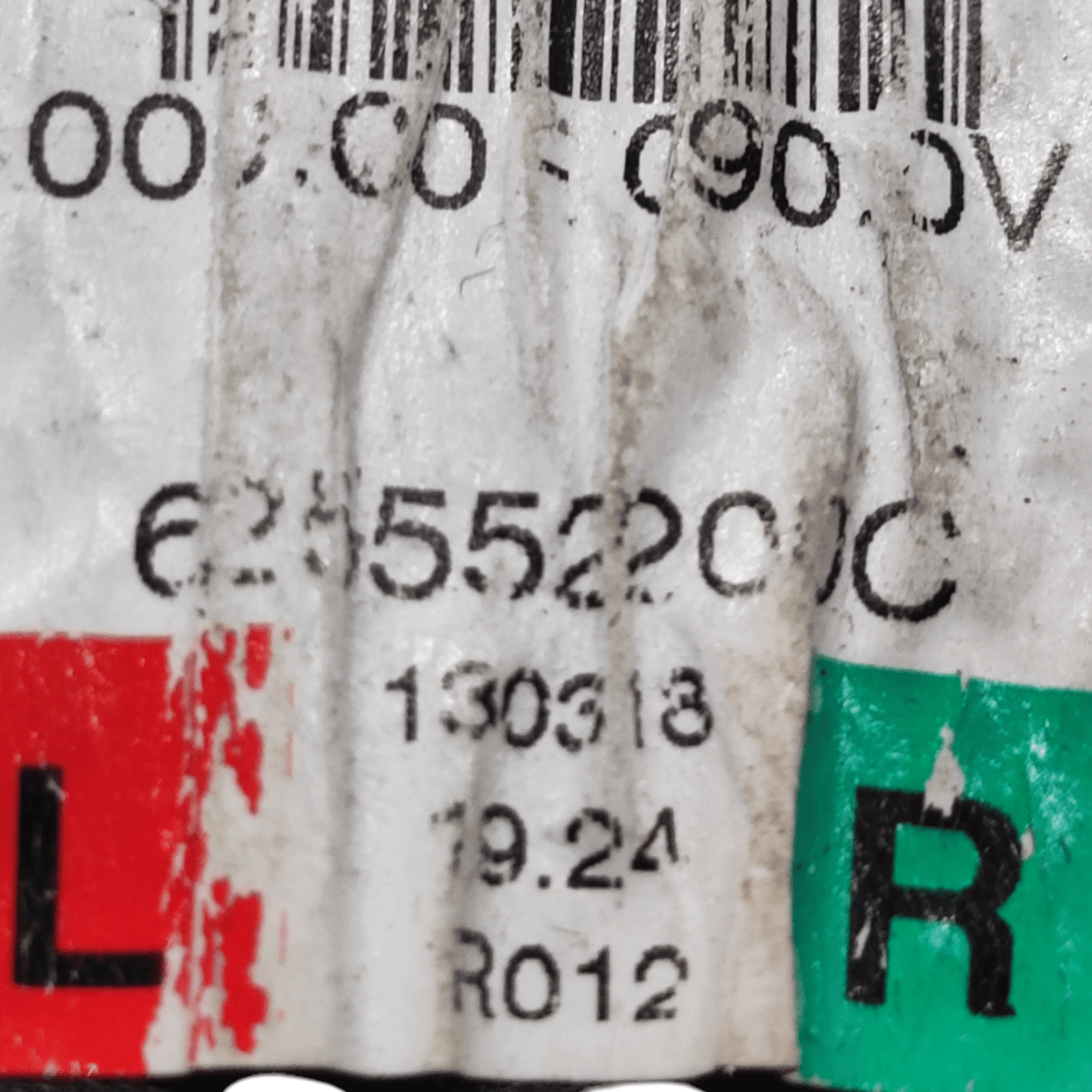 Cintura di Sicurezza Posteriore Sinistro Dacia Sandero Stepway COD: 625552200C (2008>) - F&P CRASH SRLS - Ricambi Usati