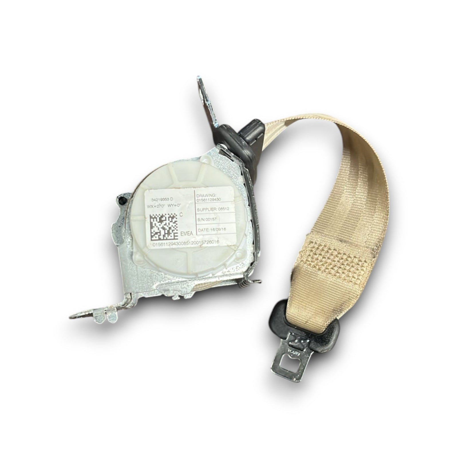 Cintura Posteriore Centrale Alfa Romeo Giulia cod:34214636C (2016 >) - F&P CRASH SRLS - Ricambi Usati