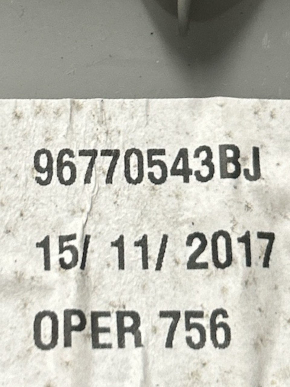 Citroen C4 Grand Picasso (2013 > 2022) cod . 96770543BJ Rivestimento Pilastro A Anteriore Destro - F&P CRASH SRLS - Ricambi Usati