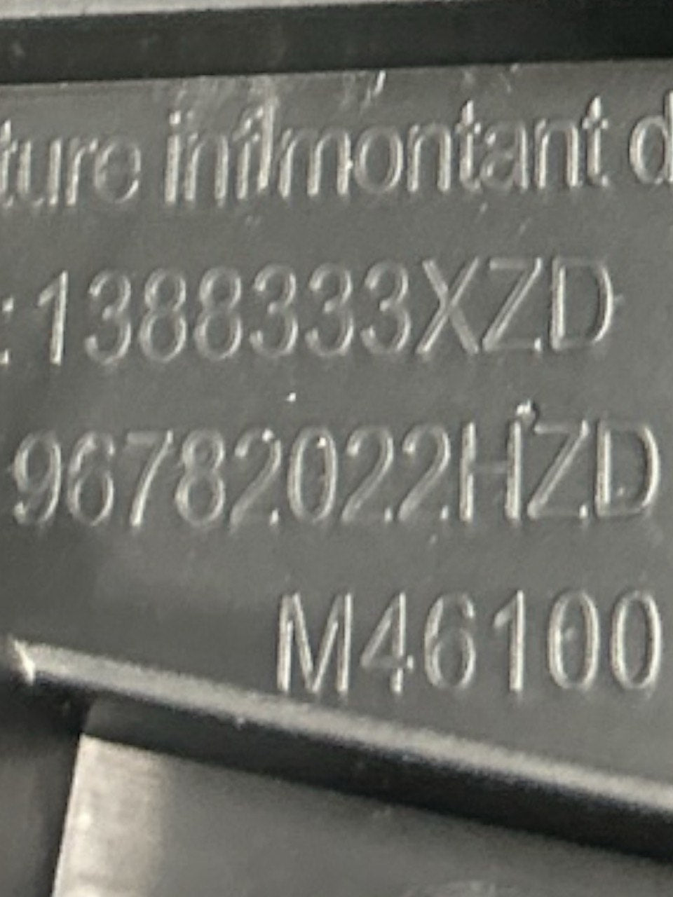 Citroen C4 Grand Picasso (2013 > 2022) cod . 96782022HZD Rivestimento Cruscotto Inferiore Destro - F&P CRASH SRLS - Ricambi Usati