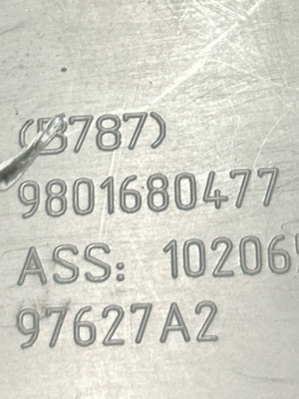 Citroen C4 Grand Picasso (2013 > 2022) cod . 9801680477 Rivestimento Pilastro D Superiore Sinistro - F&P CRASH SRLS - Ricambi Usati