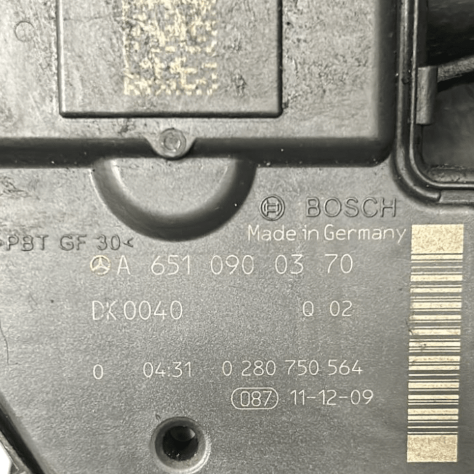 Collettore Aspirazione Mercedes Benz Classe C W204 2.2 Diesel cod:A6510900037 (2007 > 2015) + corpo Farfallato - F&P CRASH SRLS - Ricambi Usati