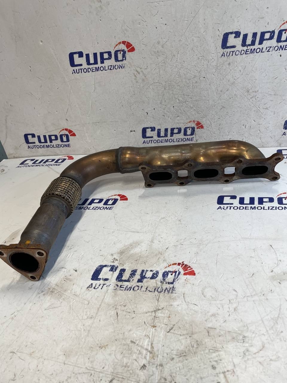 Collettore (curva) di scarico sinistro Porsche Panamera 970 3.0 - F&P CRASH SRLS - Ricambi Usati