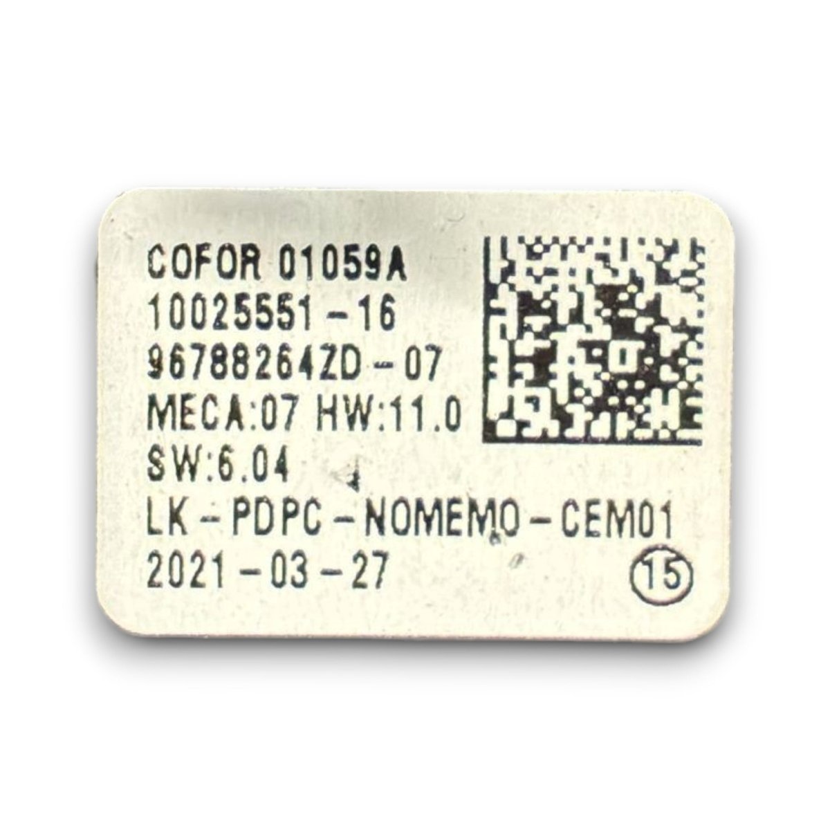 comandi alzavetro anteriore sinistro peugeot 208 cod . 96788264zd (2019 >) - F&P CRASH SRL - Ricambi Usati
