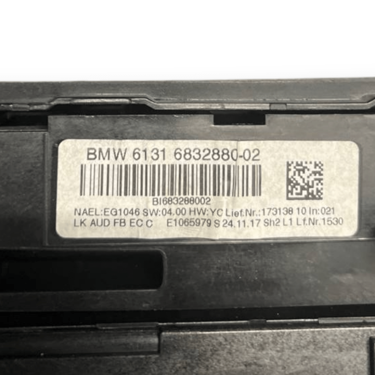 Comandi Autoradio + Comandi Clima Bmw Serie 1 F20 (2011 al 2019) cod: 6832880 - 02 - F&P CRASH SRLS - Ricambi Usati