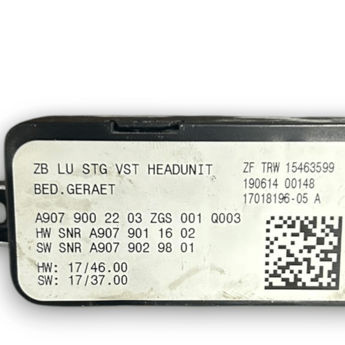 Comandi autoradio mercedes sprinter w910 cod:A9079002203 (2018 >) - F&P CRASH SRLS - Ricambi Usati