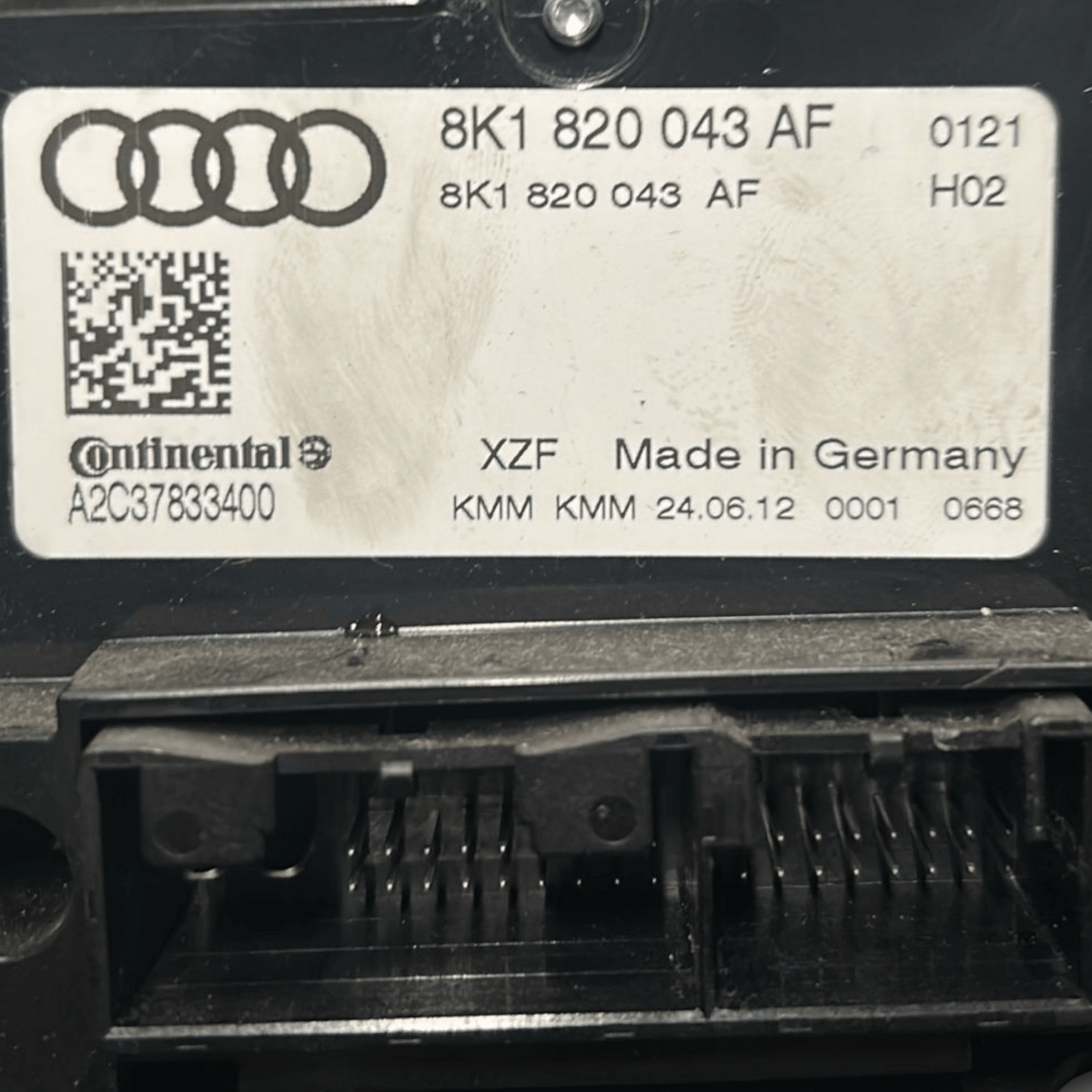 Comandi clima audi a4 b8 cod:8k1820043af (2007 > 2016) - F&P CRASH SRL - Ricambi Usati