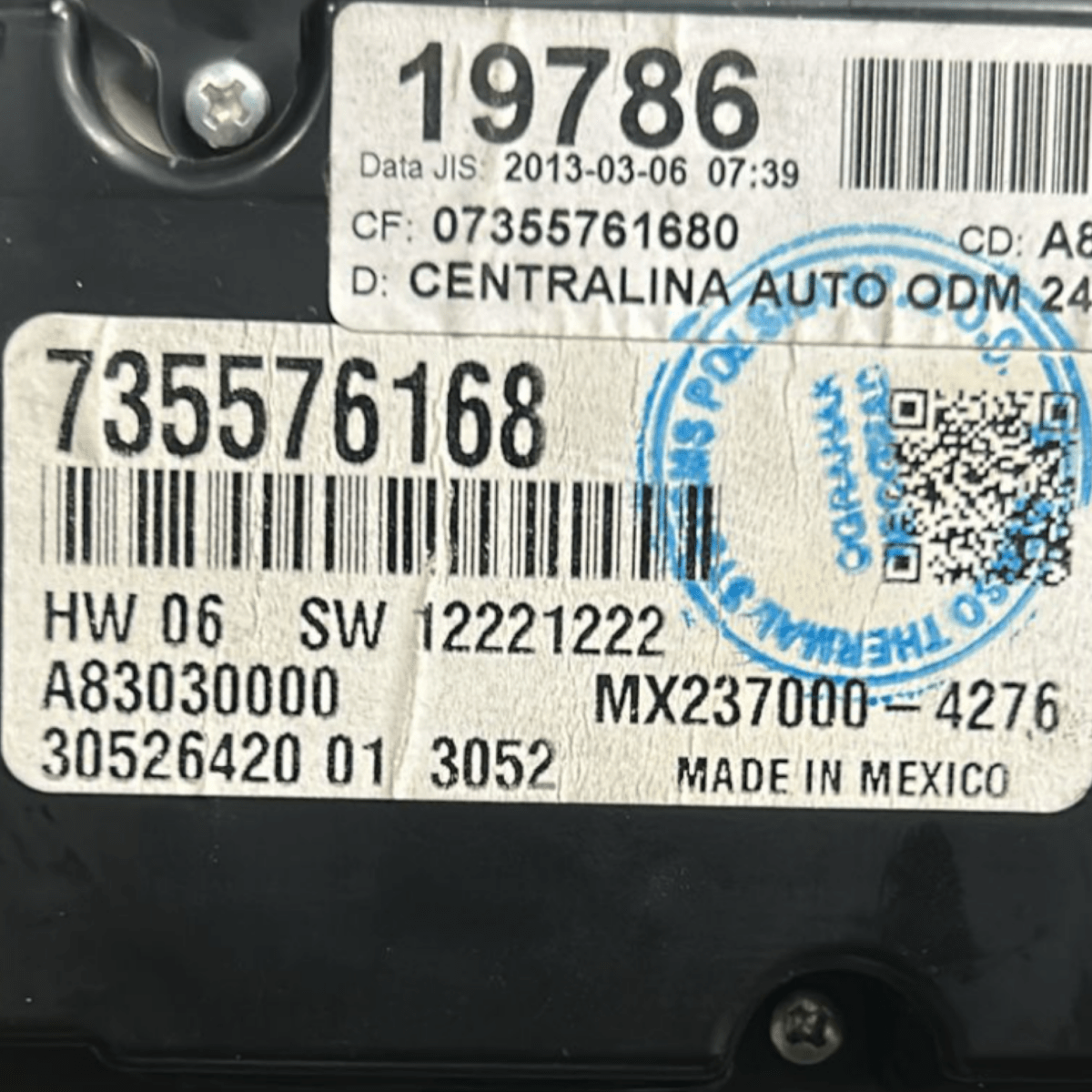 Comandi Clima Automatico Fiat 500L cod:735576168 (2012 > 2022) - F&P CRASH SRL - Ricambi Usati