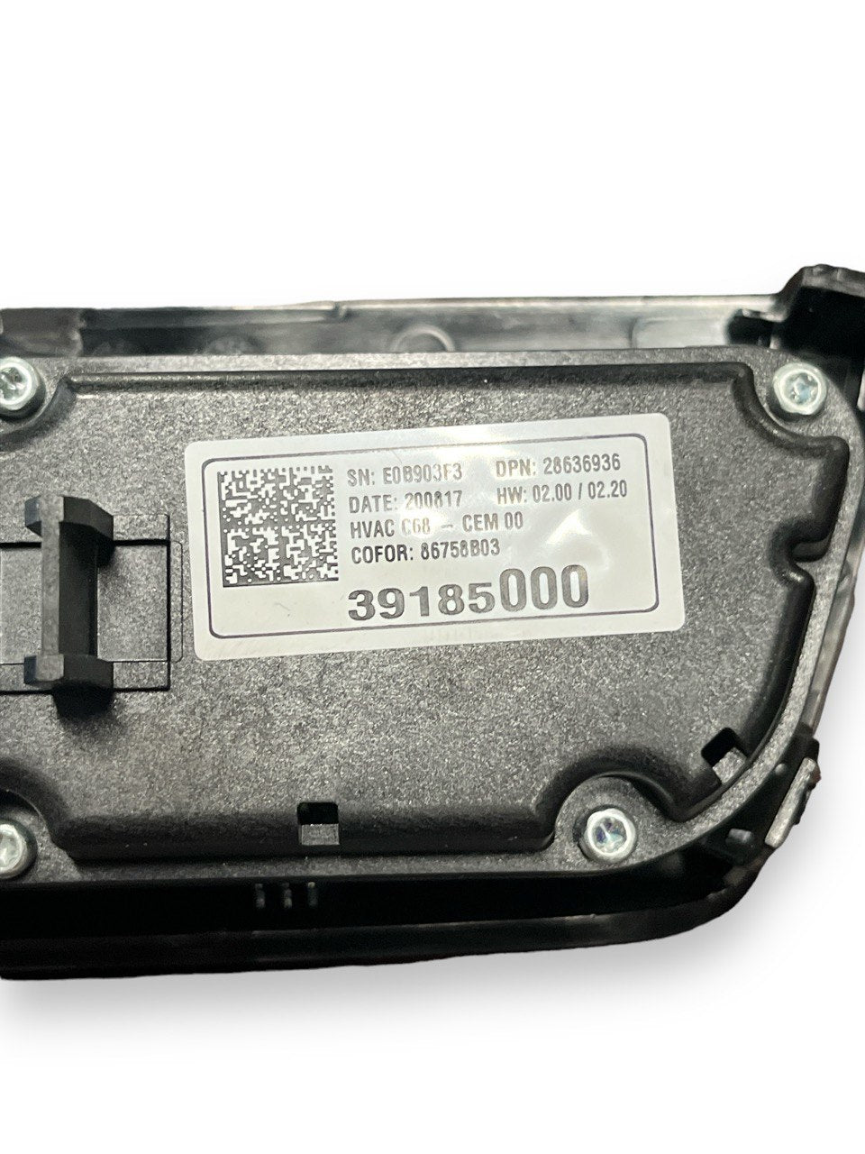 Comandi clima Automatico Opel Corsa F 1.5 Diesel (2019>) cod.39185000 - F&P CRASH SRLS - Ricambi Usati