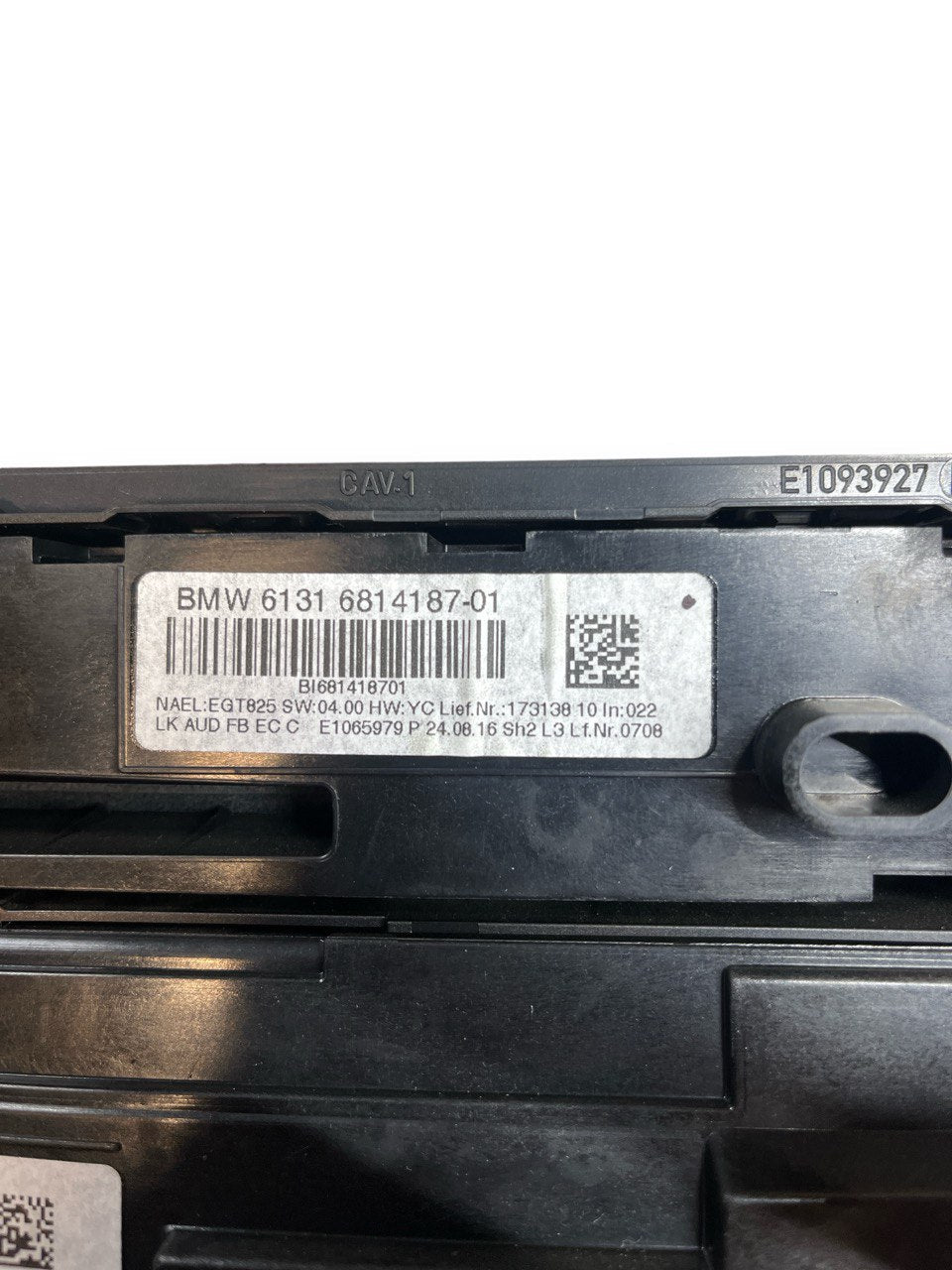 Comandi Clima Autoradio BMW Serie 1 ( F21 - 2019 ) cod : 9384046-02 - F&P CRASH SRLS - Ricambi Usati
