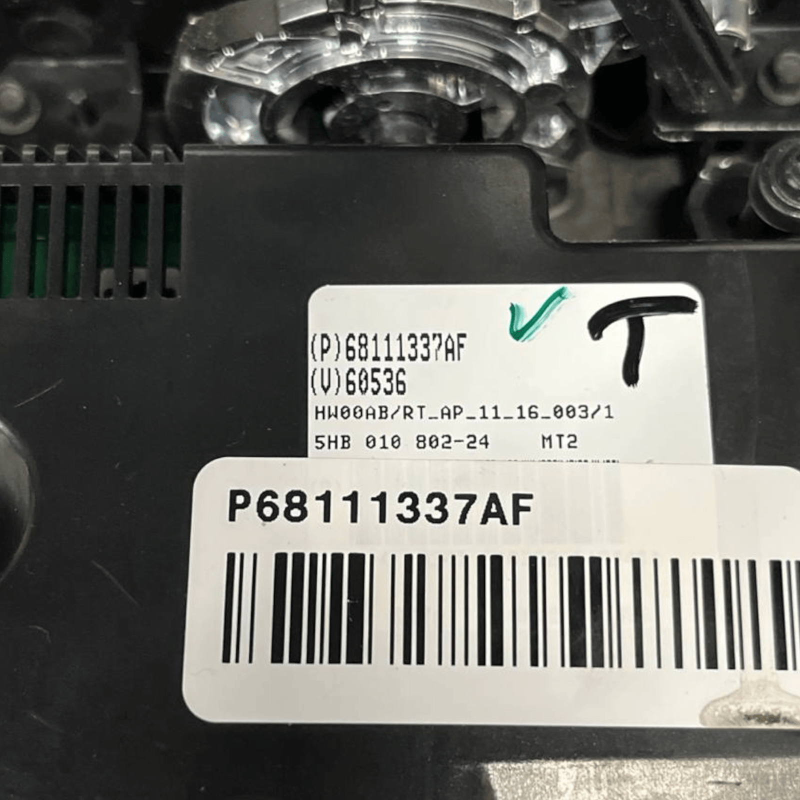 Comandi clima con bocchette aria Lancia Voyager cod. P68111337AF (2011 - 2014) - F&P CRASH SRLS - Ricambi Usati