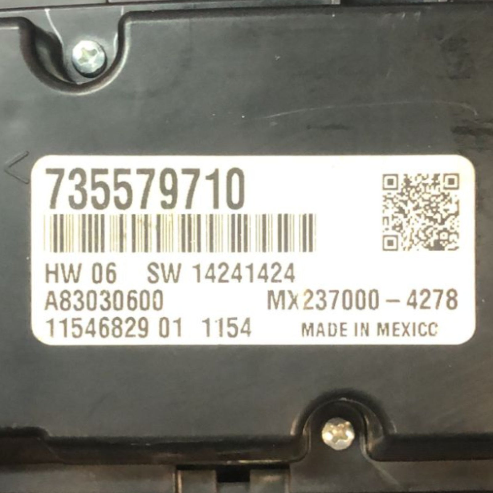 Comandi Clima Fiat 500L (2012 > 2022) cod:735579710 - F&P CRASH SRLS - Ricambi Usati