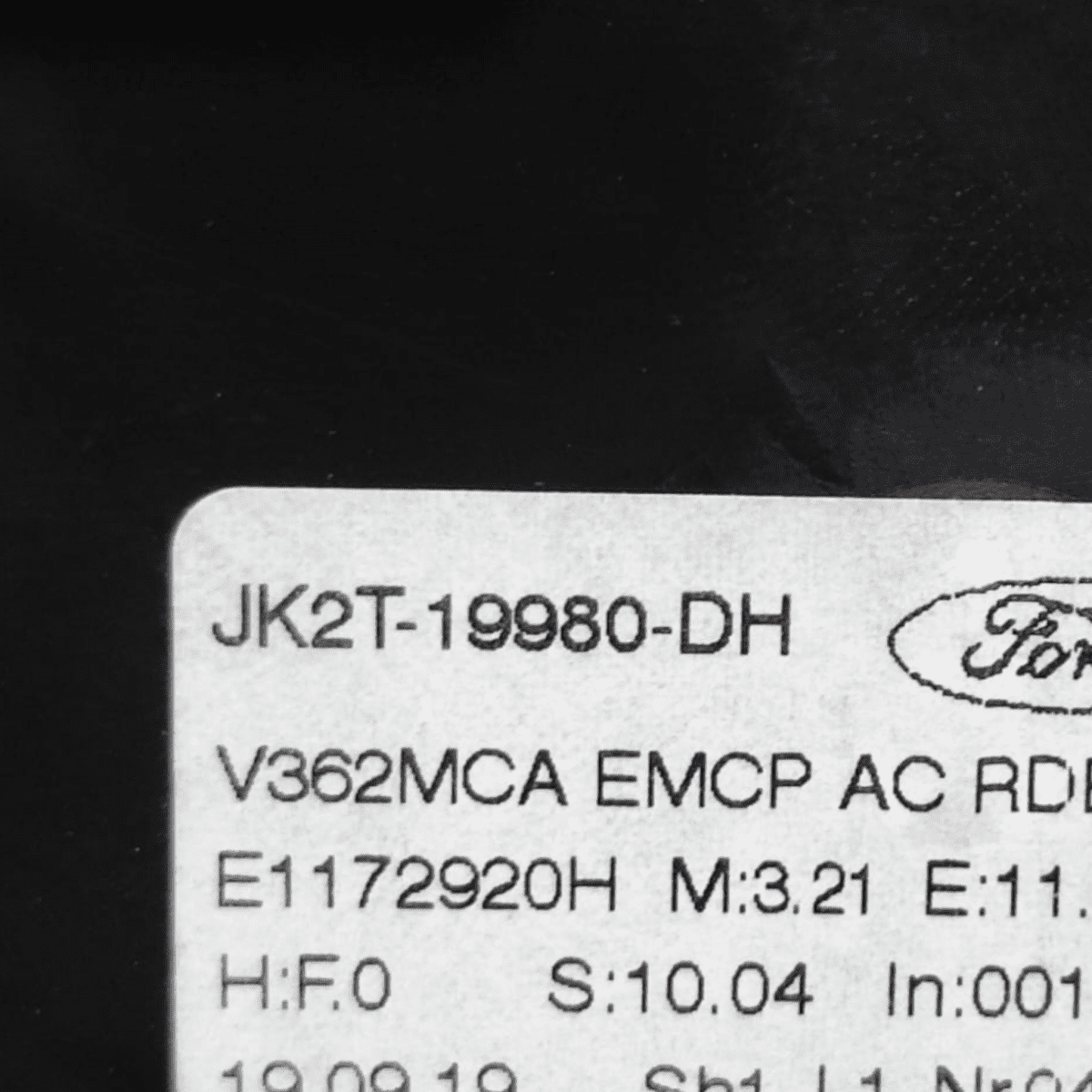Climate controls ford tourneo custom 2.0 diesel code: jk2t19980dh (2012 - 2022) - F&P CRASH SRL - Used Spare Parts