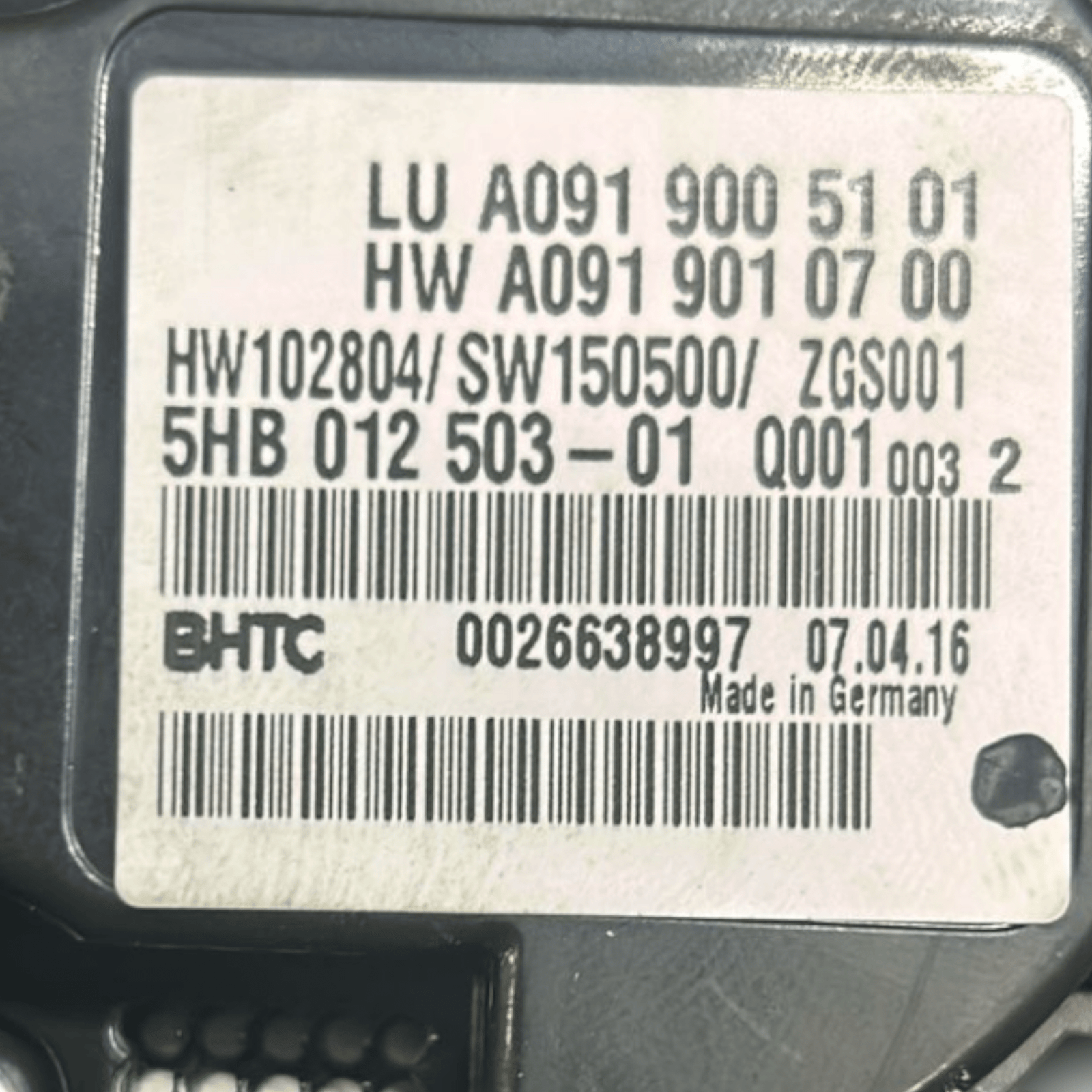 Comandi Clima Infinity Q30 (2015 > 2019) cod:5HB012503 - 01 - F&P CRASH SRLS - Ricambi Usati