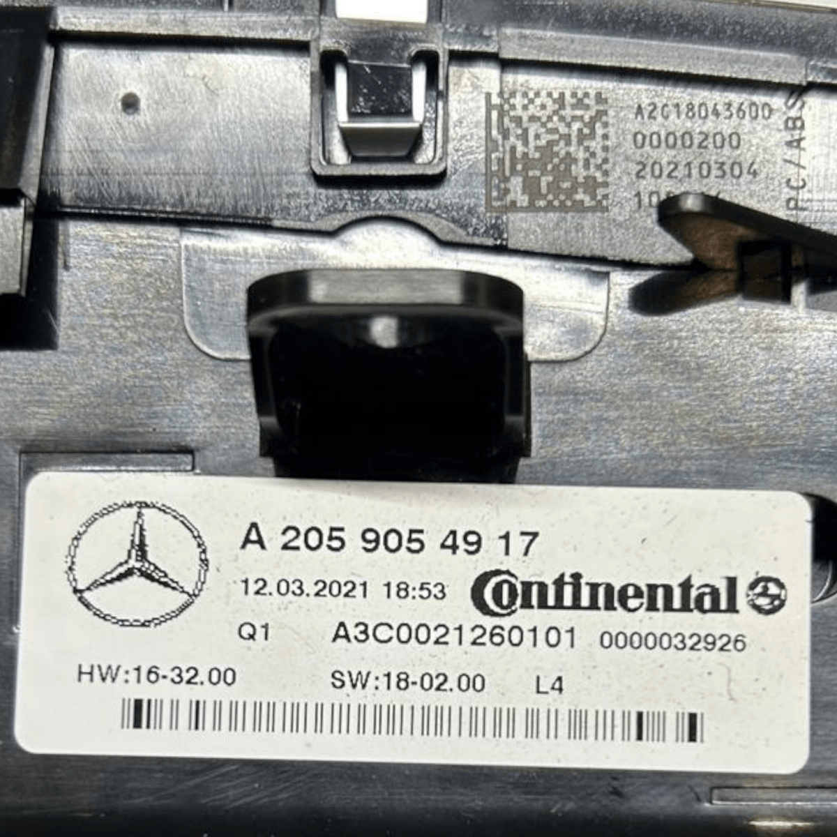 Comandi clima mercedes benz eqc cod:A2059054917 (2019 > 2023) - F&P CRASH SRLS - Ricambi Usati
