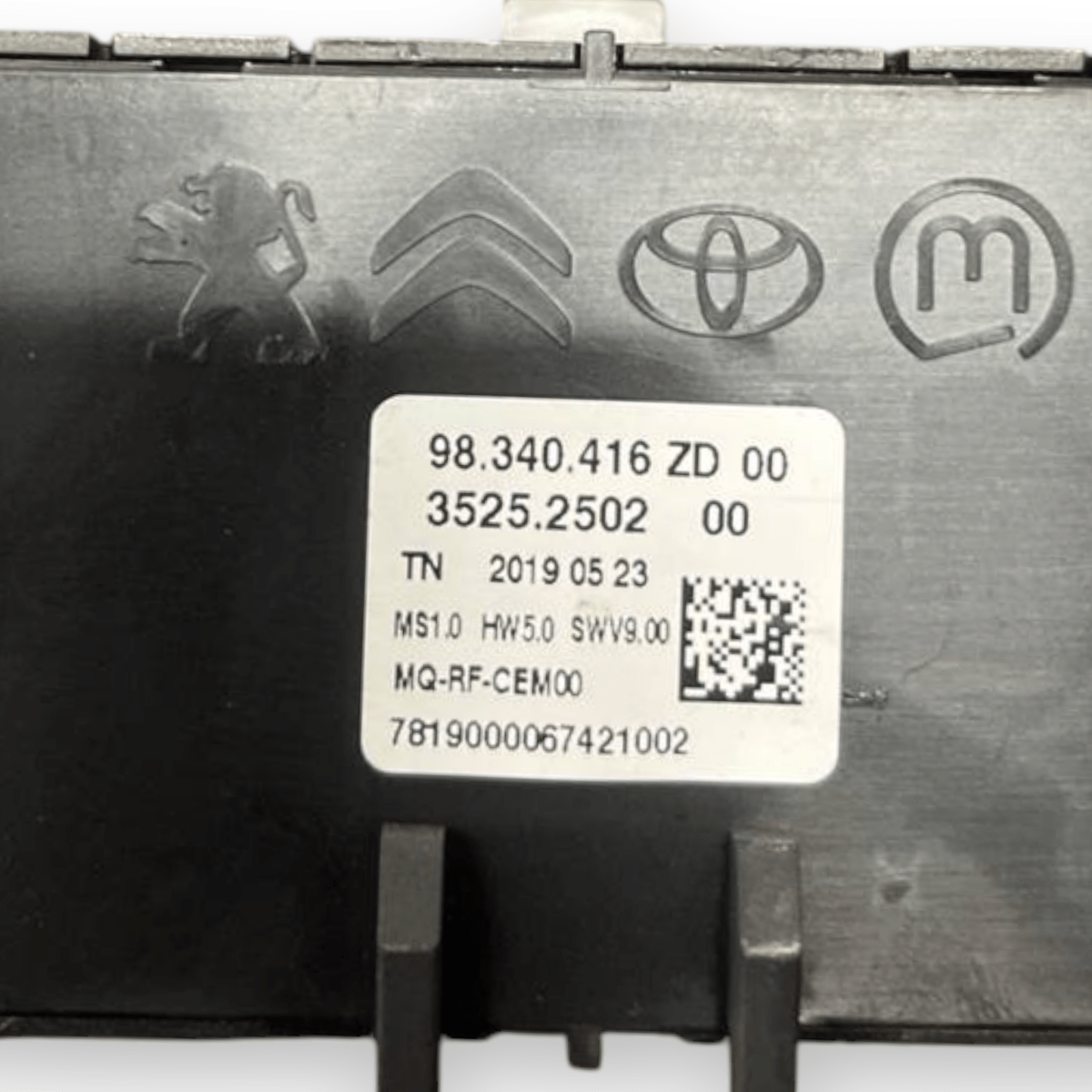 Comandi Clima Opel Combo E (2018 - ) cod: 98340416ZD - F&P CRASH SRLS - Ricambi Usati