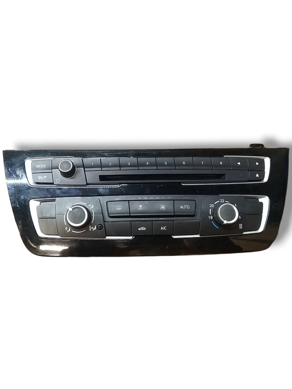 Comandi Clima + Pulsantiera radio Bmw Serie 1 F20 ( 2011 - 2019 ) Cod : 64119384046-02 / 61316832880-02 - F&P CRASH SRLS - Ricambi Usati
