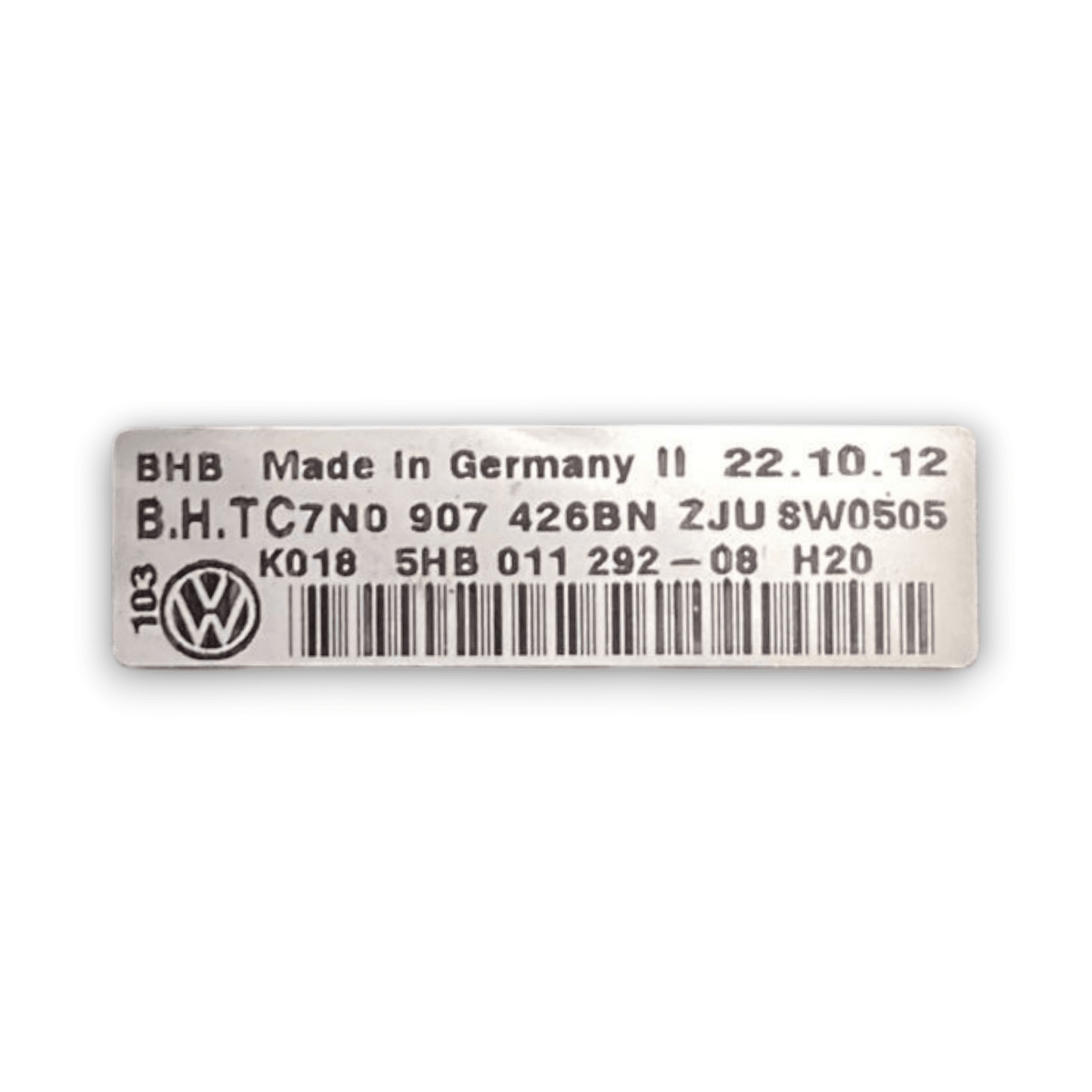 Comandi clima Volkswagen Caddy III cod . 5hb011292 2.0 benzina (2004 > 2021) - F&P CRASH SRL - Ricambi Usati