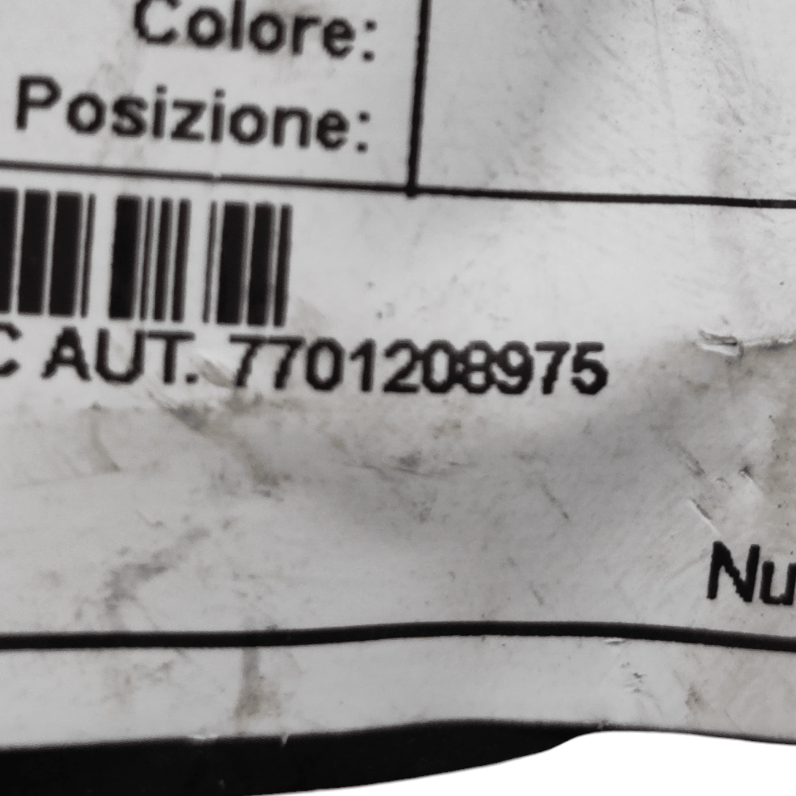 Comando Clima Renault Scenic 1.9 Diesel COD: 7701208975 (2009 - 2016) - F&P CRASH SRLS - Ricambi Usati