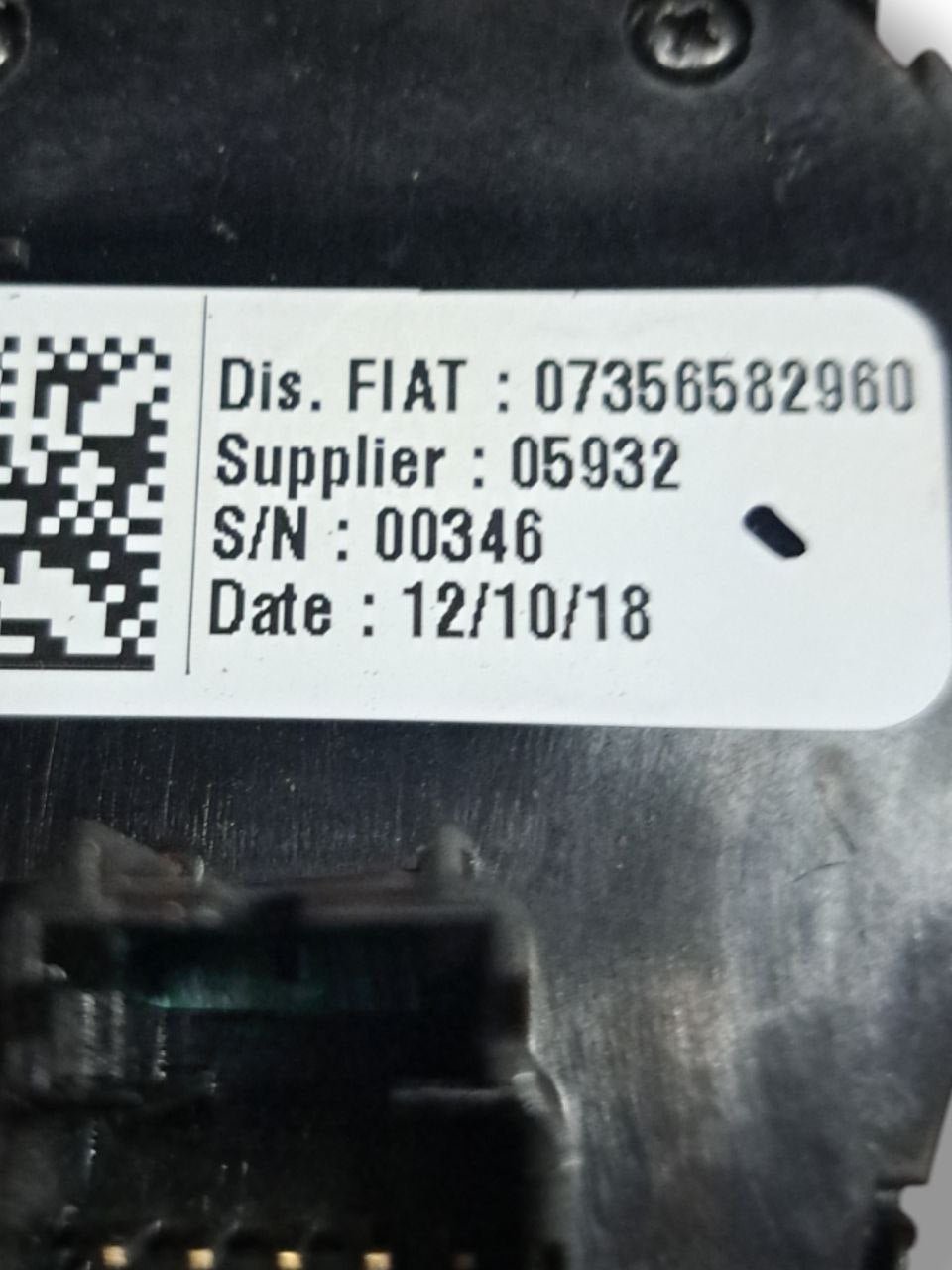 Comando Luci Fiat 500X ( 2014>) COD:07356582960 - F&P CRASH SRLS - Ricambi Usati