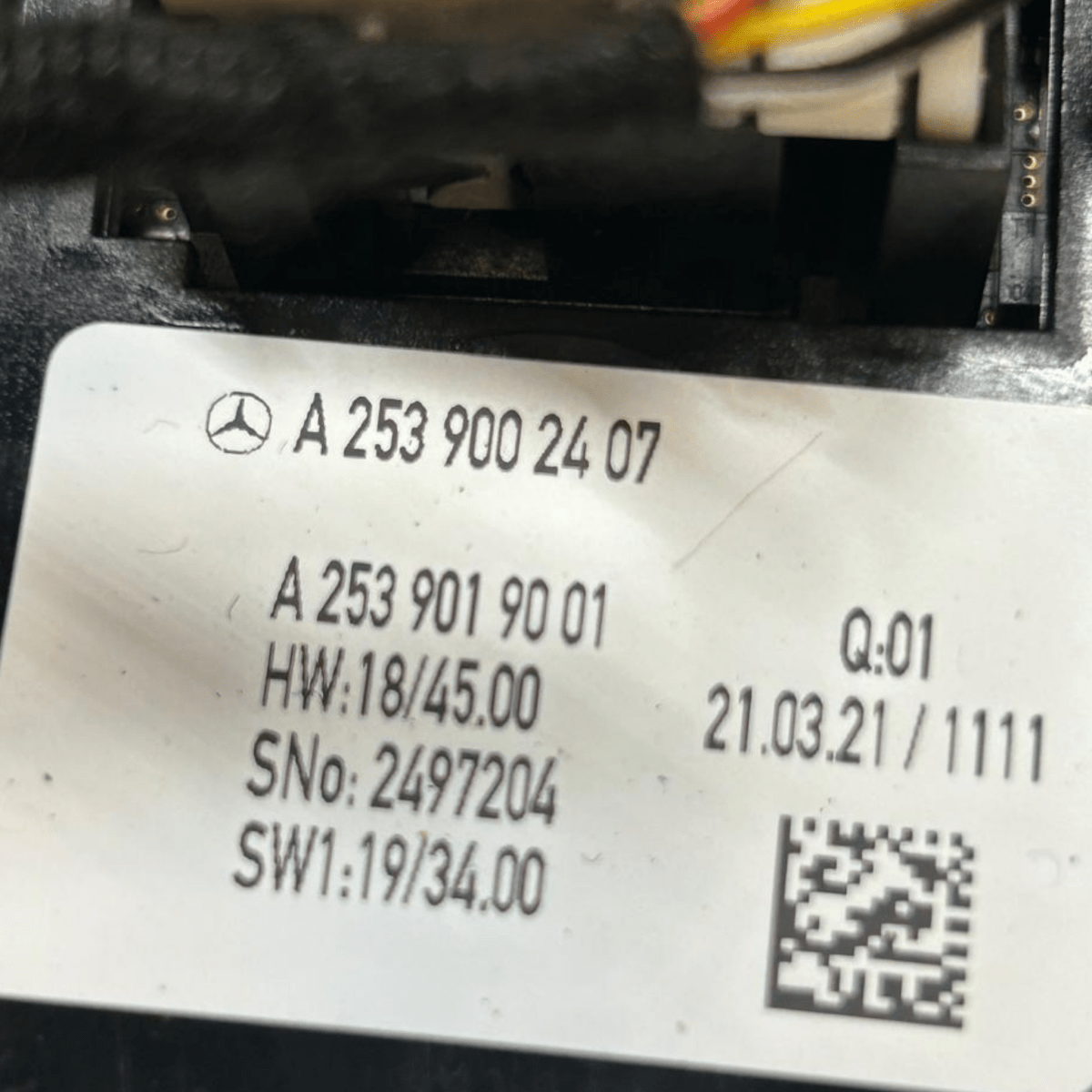 Comando multifunzione / touchpad mercedes benz eqc cod:A2539002407 (2019 > 2023) - F&P CRASH SRLS - Ricambi Usati