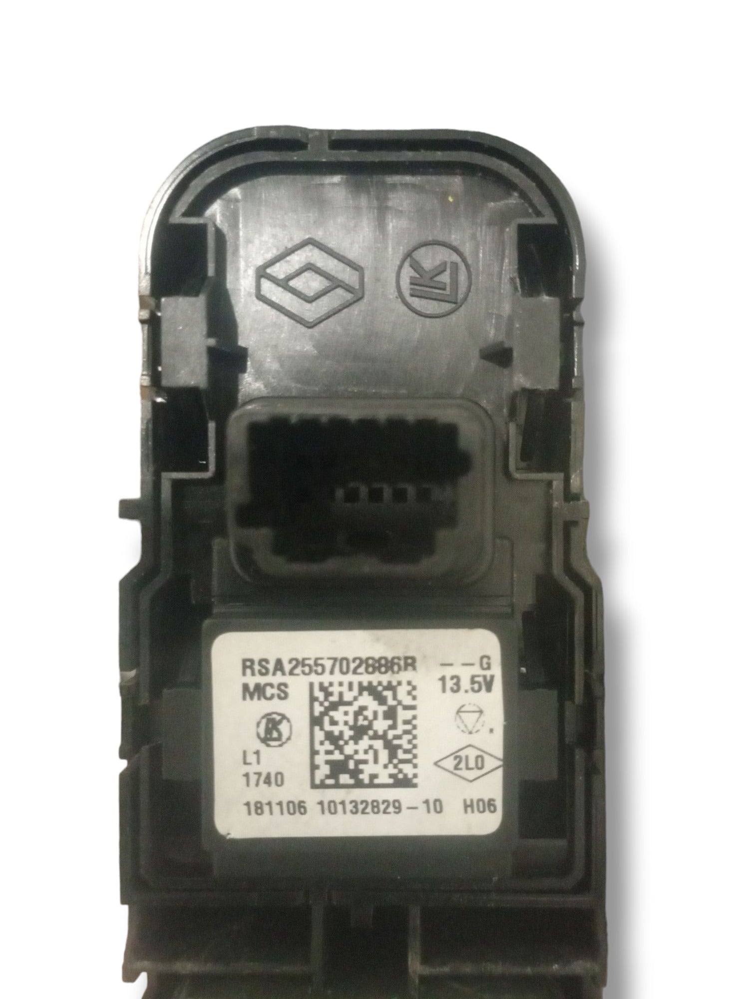 Window lift button command front left door Renault Clio IV (2016) code: RSA255702886R - F&P CRASH SRLS - Used Spare Parts