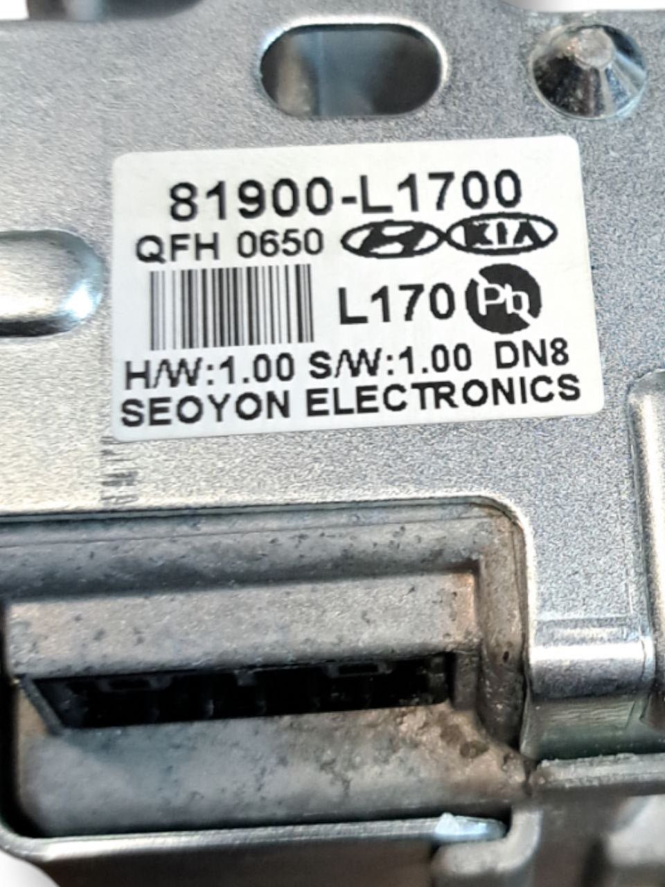 Commutatore avviamento e bloccasterzo Hyundai Tucson 1.6 hybrid (2020>) COD:81900-L1700 - F&P CRASH SRLS - Ricambi Usati