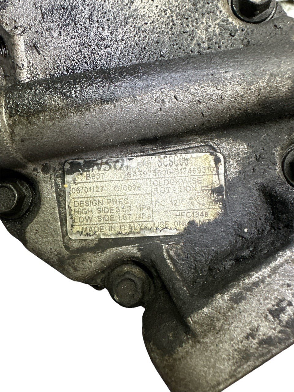 Air conditioning compressor A / C Fiat Panda II series (2006) code: s17459310 - F&P CRASH SRLS - Used Parts