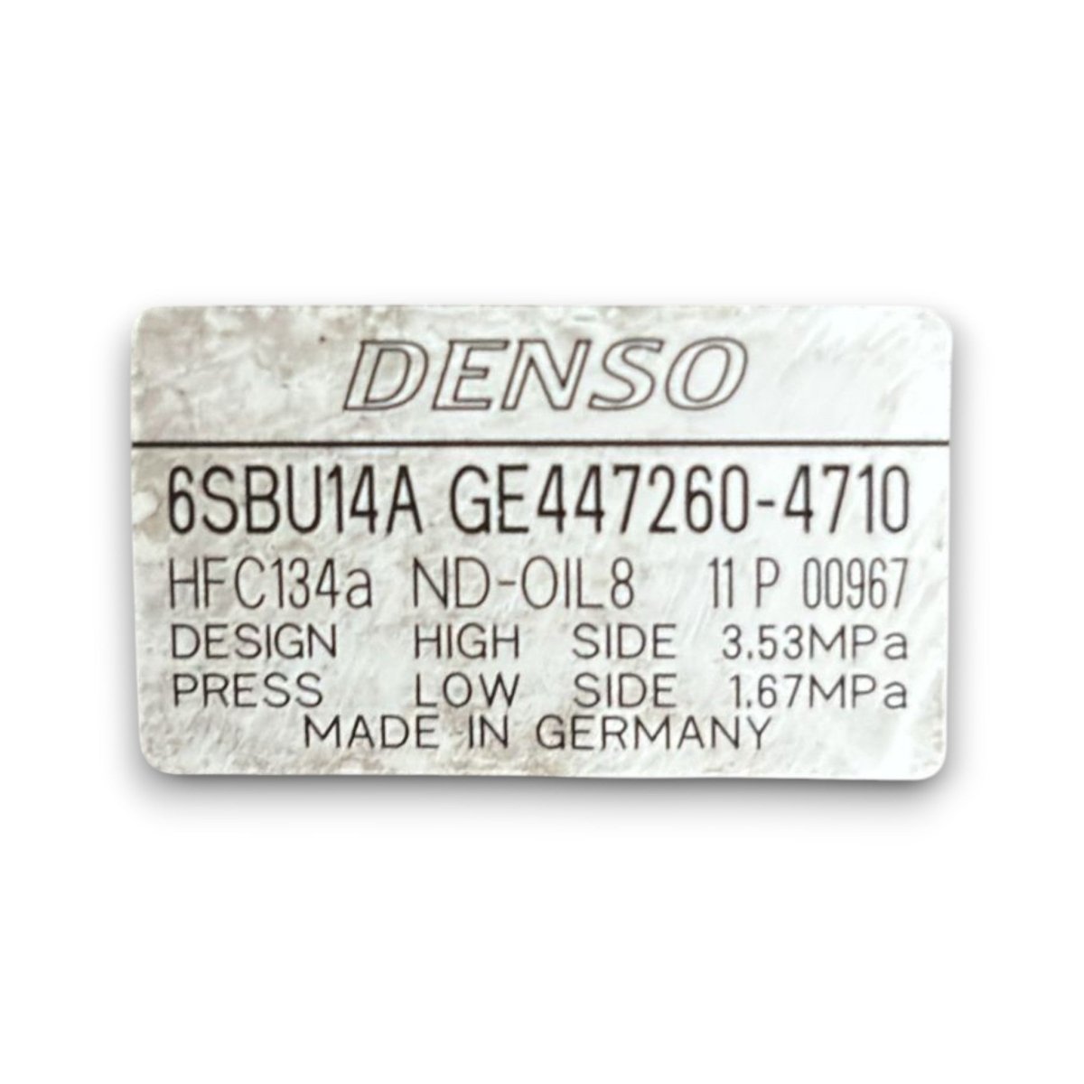Compressore aria condizionata Bmw serie 3 f30 cod . 447260 - 4710 2.0 diesel (2012 > 2019) - F&P CRASH SRL - Ricambi Usati