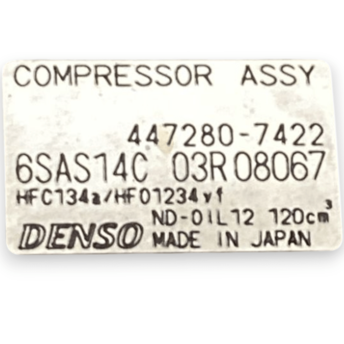compressore aria condizionata clima mercedes - benz classe a w176 2.2 diesel cod:447280 - 7422 (2012 - 2018) - F&P CRASH SRLS - Ricambi Usati