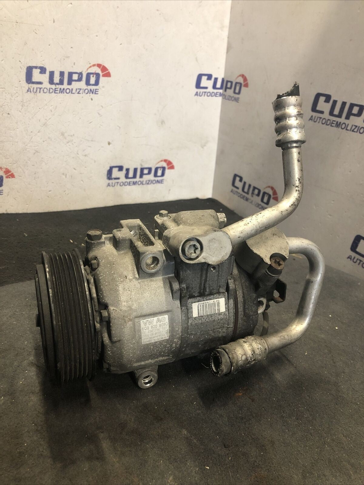 AIR CONDITIONING COMPRESSOR climate SKODA/ VW/ SEAT/ AUDI 6q0820808d - F&P CRASH SRLS - Used Parts