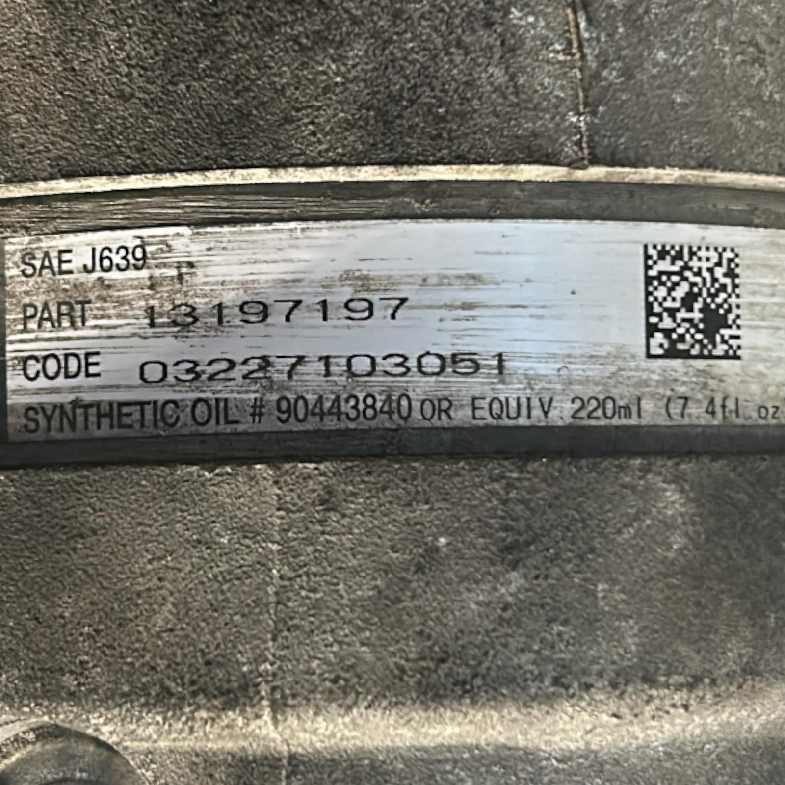 Air Conditioning Compressor Fiat Croma cod.13197197 1.9 Diesel (2005 > 2010) - F&P CRASH SRLS - Used Parts