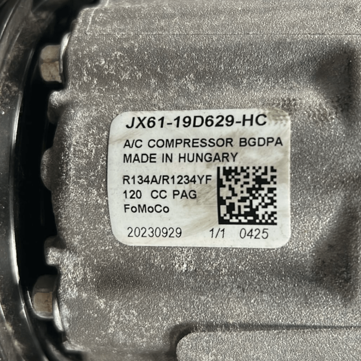 Compressore aria condizionata ford focus 1.0 benzina / hybrid cod:JX61 - 19D629 - HC (2018 > 2025) - F&P CRASH SRLS - Ricambi Usati