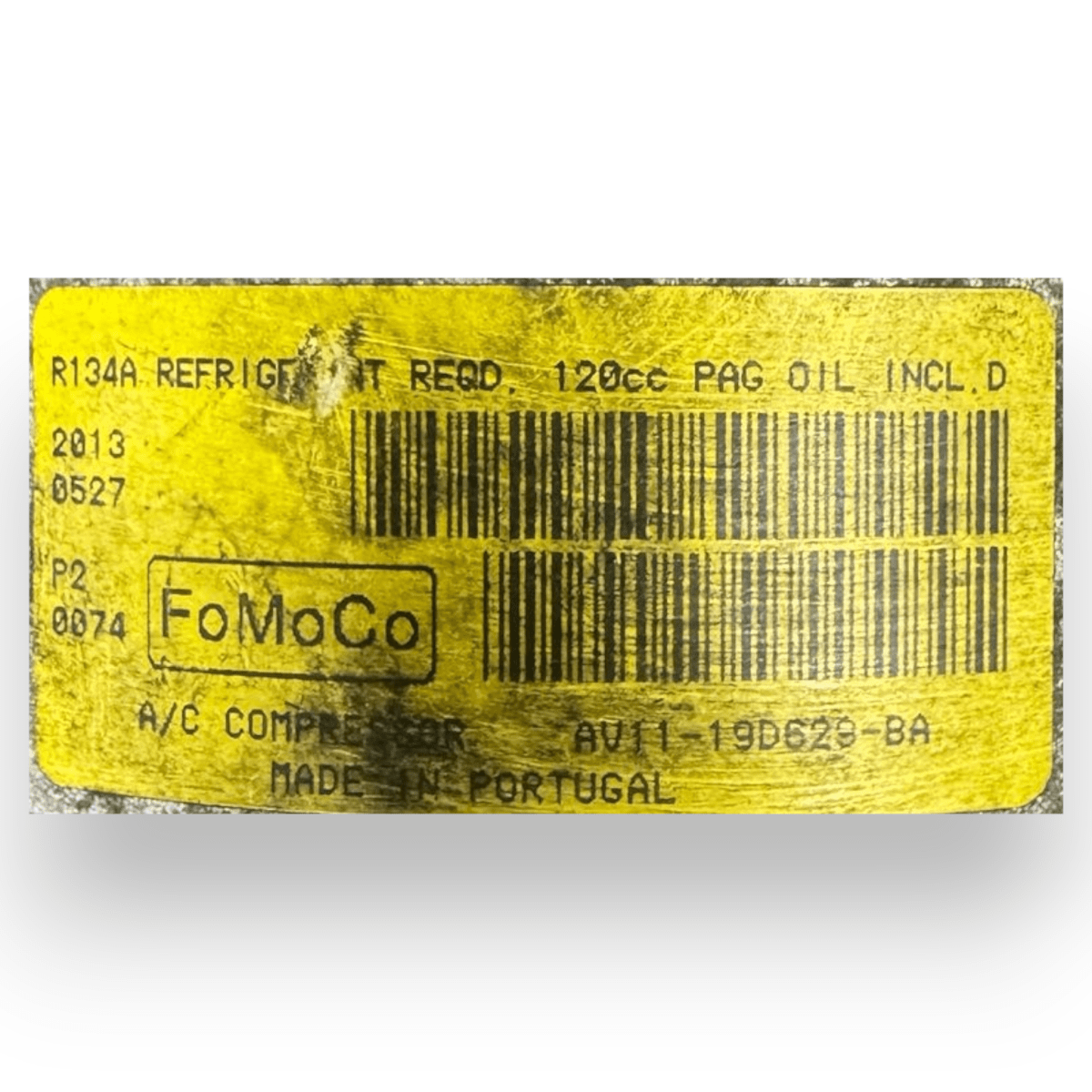 Compressore aria condizionata Ford Focus III 1.6 diesel cod.AV11 - 19D629 - BA (2011 - 2018) - F&P CRASH SRL - Ricambi Usati