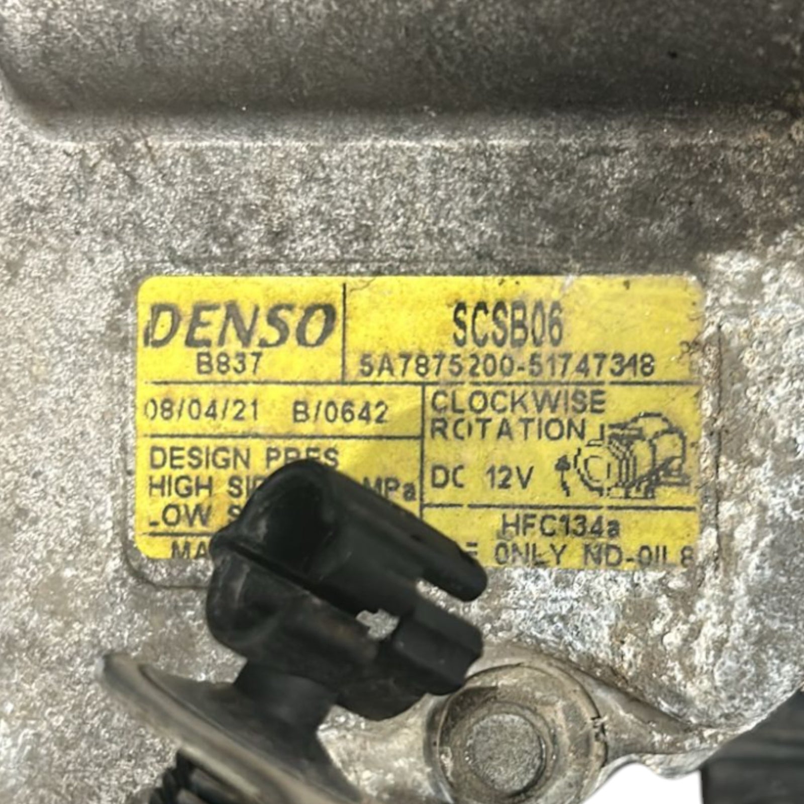 Air Conditioning Compressor Lancia Ypsilon I cod.51747318 1.2 Petrol (2003 > 2011) - F&P CRASH SRLS - Used Parts