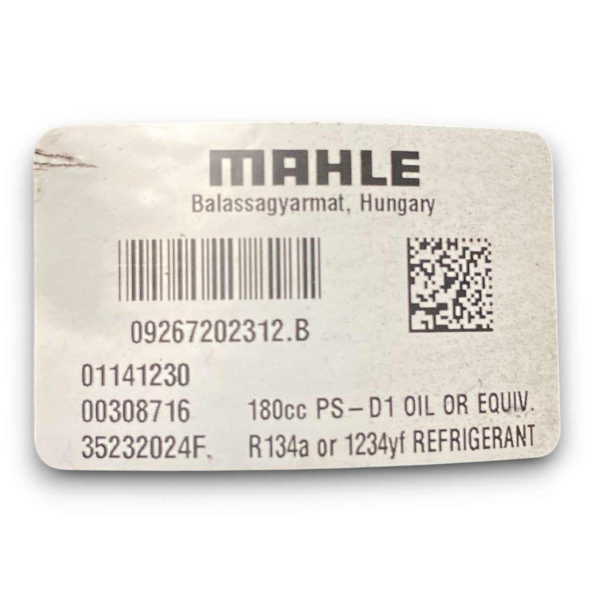 Compressore aria condizionata Maserati Ghibli cod . 01141230 3.0 diesel (2013 >) - F&P CRASH SRL - Ricambi Usati