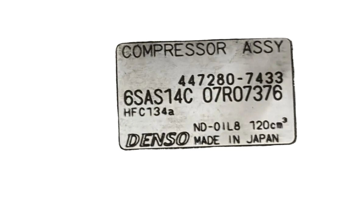 Compressore aria condizionata mercedes - benz cla (x118) 1.5 diesel cod:447280 - 7433 (2019 - 2025) - F&P CRASH SRL - Ricambi Usati