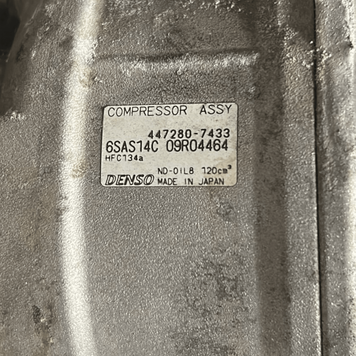 Compressore aria condizionata mercedes classe a w176 1.5 diesel cod:447280-7433 (2012 > 2020) - F&P CRASH SRL - Ricambi Usati