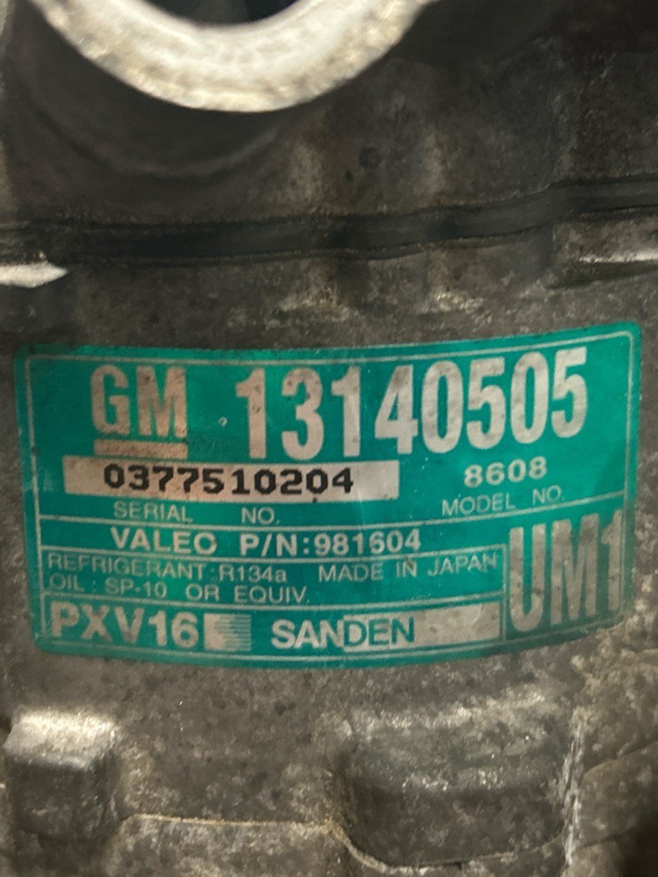 Compressore Aria Condizionata Opel Vectra C 2.2 Diesel (2002 > 2008) cod . 13140505 - F&P CRASH SRLS - Ricambi Usati