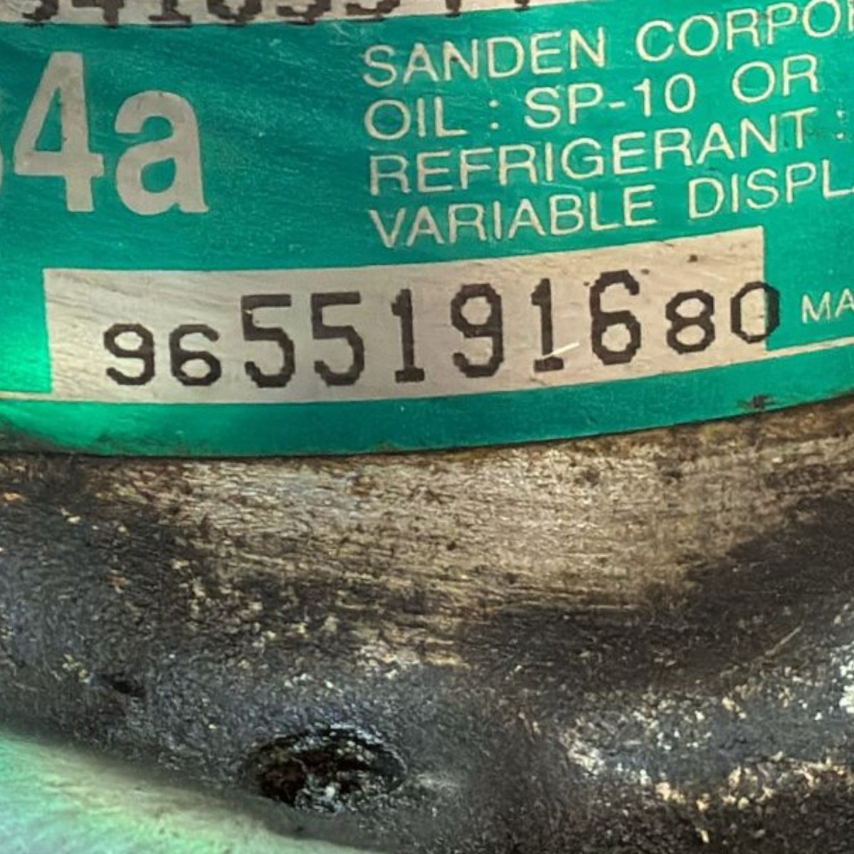 Compressore aria condizionata peugeot 1007 cod . 9655191680 1.4 diesel (2005 > 2010) - F&P CRASH SRL - Ricambi Usati