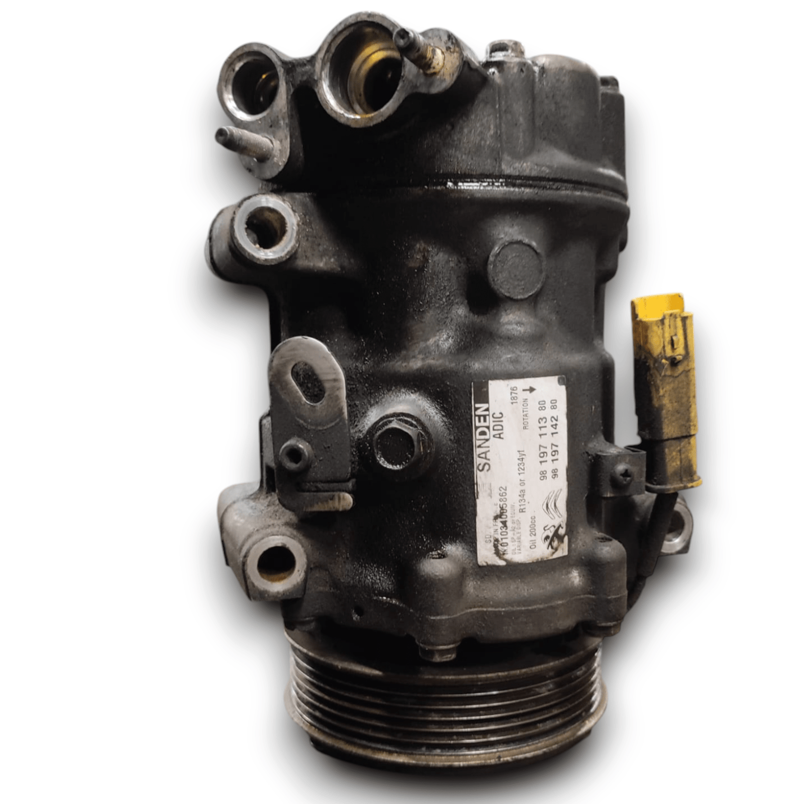 Air Conditioning Compressor Peugeot 208 II Series 1.2 Petrol CODE: 9819711380 (2019 - ) - F&P CRASH SRLS - Used Parts