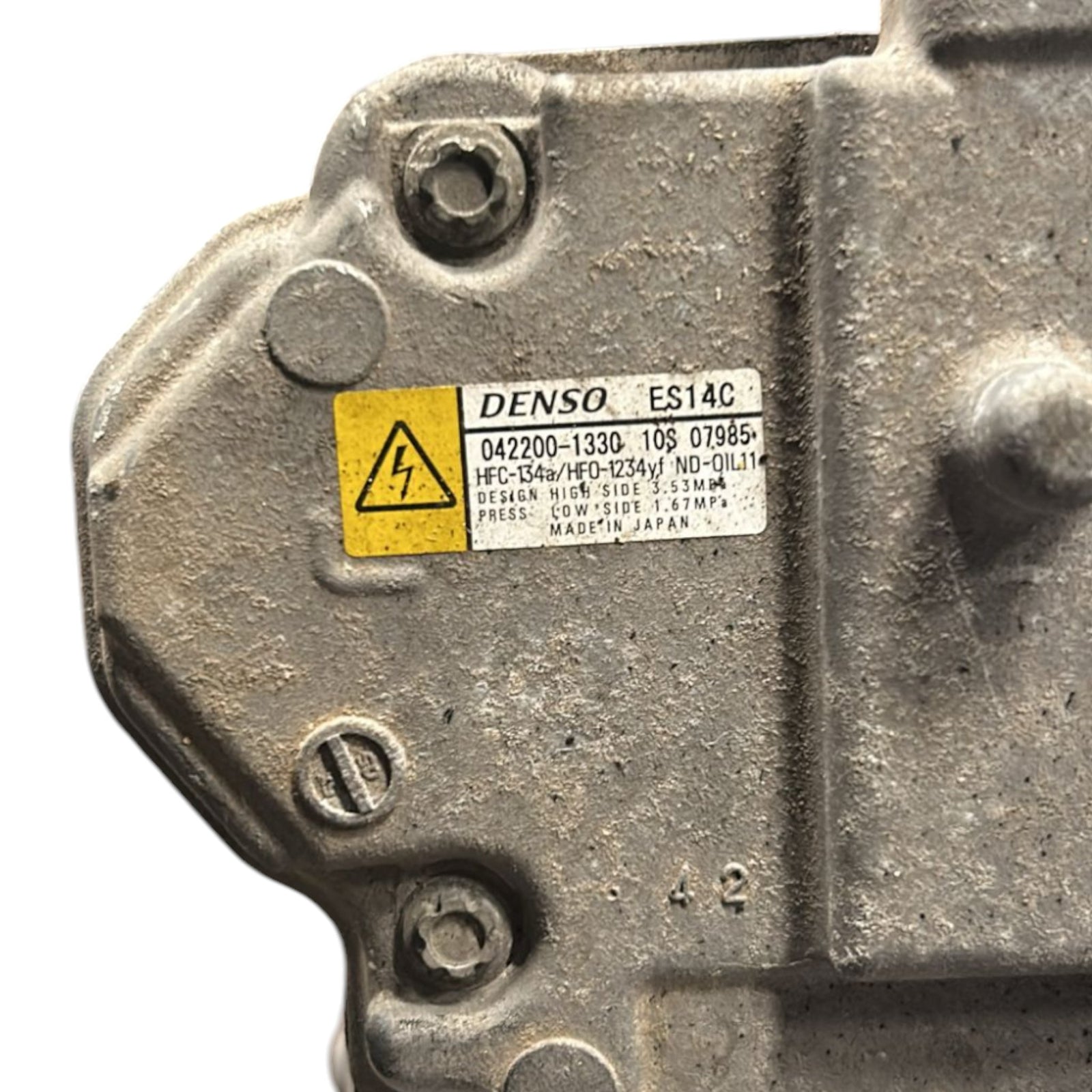 Toyota Auris II Air Conditioning Compressor cod.042200 - 1330 1.8 Hybrid (2012 > 2018) - F&P CRASH SRLS - Used Parts